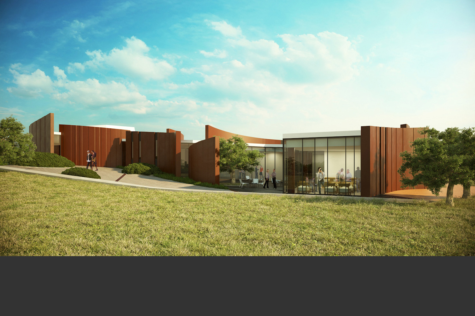 Concorso internazionale di idee per un museo nel futuro parco archeologico di Sarcapos Villaputzu (Cagliari) Traumfabrik studio associato Milano