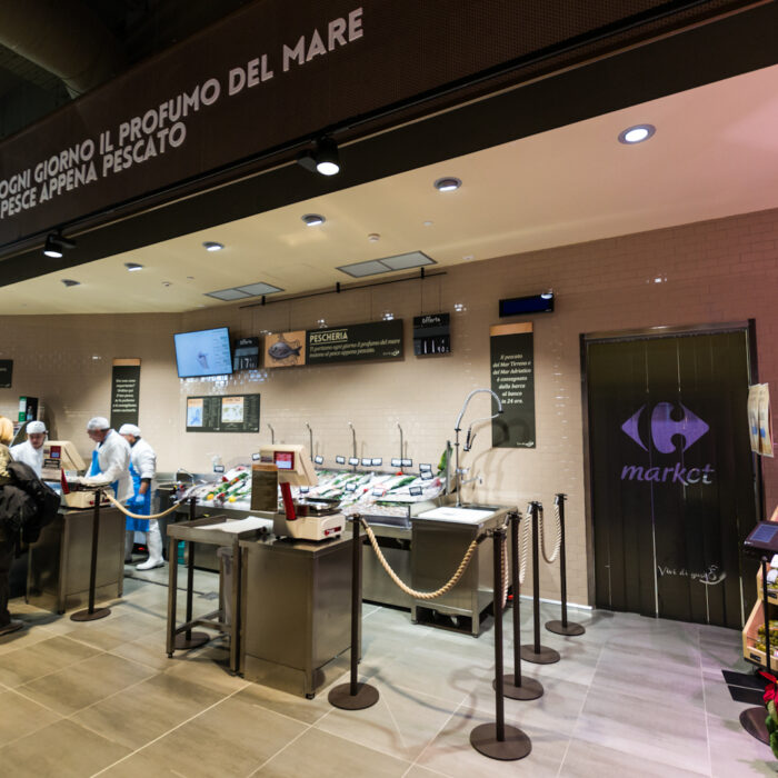 Progetto nuova apertura Carrefour goumet Citylife Milano Traumfabrik_studio_associato Milano