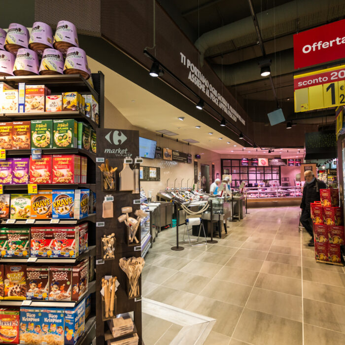 Progetto nuova apertura Carrefour goumet Citylife Milano Traumfabrik_studio_associato Milano