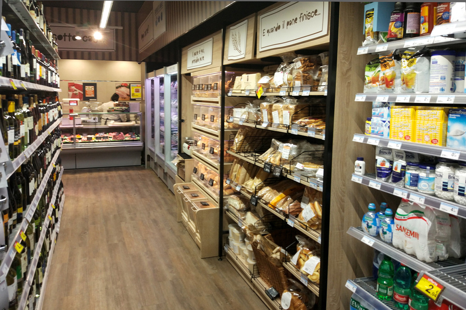 Ristrutturazione supermercato con apertura nuovo punto ristoro viale Abruzzi Milano Traumfabrik studio associato Milano