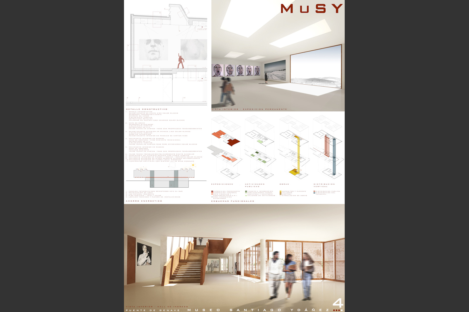 TAV-4-Concorso internazionale di idee per il Museo Santiago Ydanez Puente de Genvave (Spagna) Traumfabrik studio associato Milano